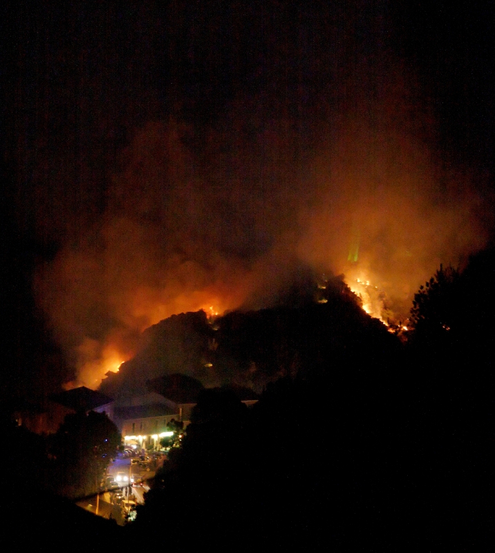 Fireworks, Porto on fire, Corsica France.jpg